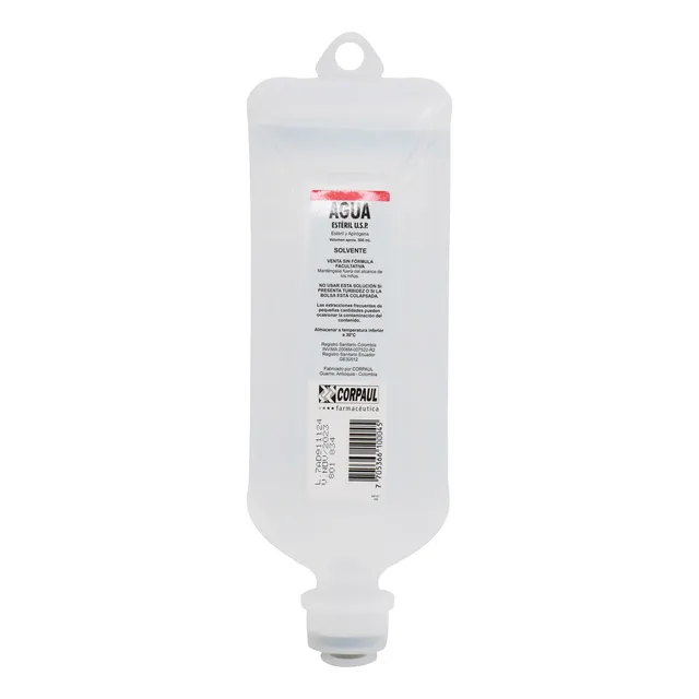 Agua Estéril Corpaul 500 Ml