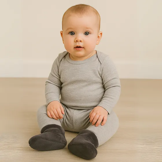 Sapatinho De Bebê Aveludado Pantufa Inverno Recém-nascido