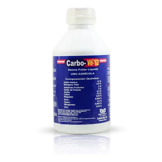 Abono Foliar Liquido Carbo Vit X 1 L Uso Agicola