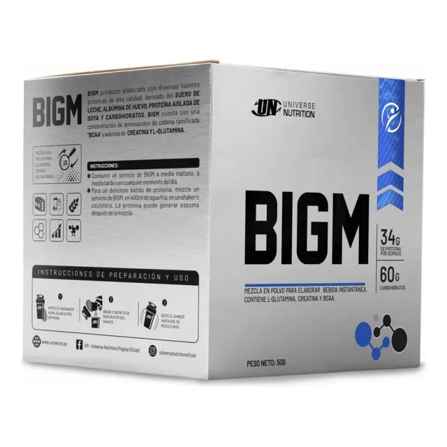 Mass Gainer Universe Nutrition Bigm Sachets Chocolate X10