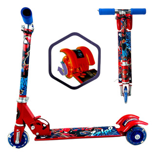 Scooter Patin Del Diablo Spiderman Hombre Araña Con Luz Scooter Patin Del Diablo Spiderman Hombre Araña Con Luz