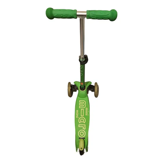 Monopatin Micro Mini Deluxe Led Verde