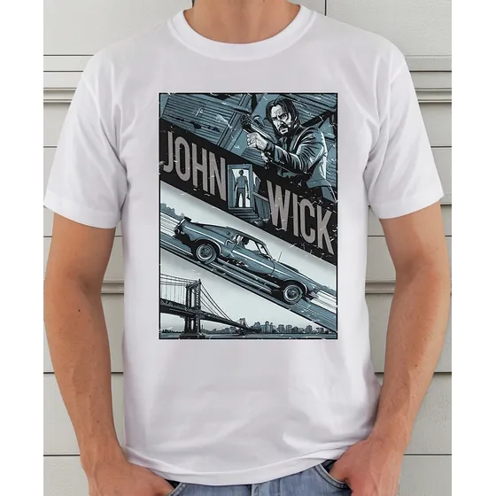 Camiseta Camisa John Wick Jogo Filme Nerd Geek Anime Série