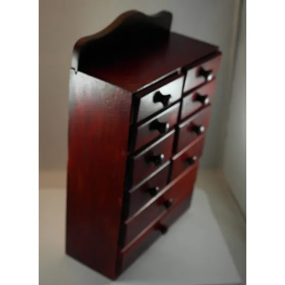 Gavetero Pequeño De Madera De Mesa  