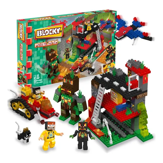 Blocky Pixeland La Invasion 263 Piezas