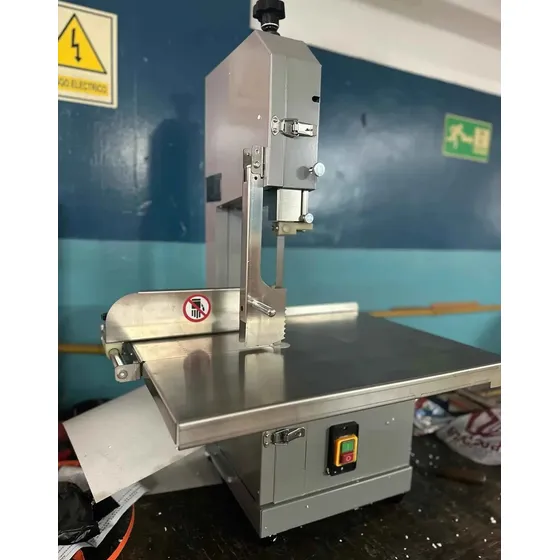 Sierra Eléctrica Carnicera De Mesa Nueva Con Motor De 2 Hp.
