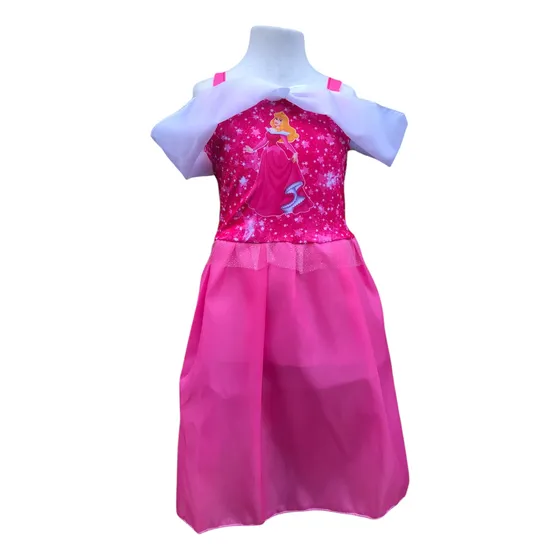 Disfraces Princesas Aurora La Bella Durmiente Disfraz Para Niña Varios Talles (2-8 Años) Linea Sublimada F