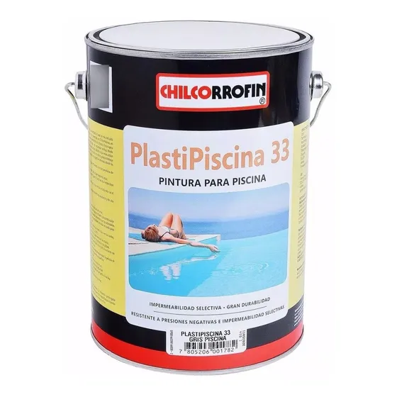 Pintura De Piscina Plastipiscina 33 Gris Piscina 1 Gal