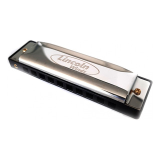 Armónica Lwhm10s Lincoln C Cromada Con Estuche Armónica Lwhm10s Lincoln C Cromada Con Estuche