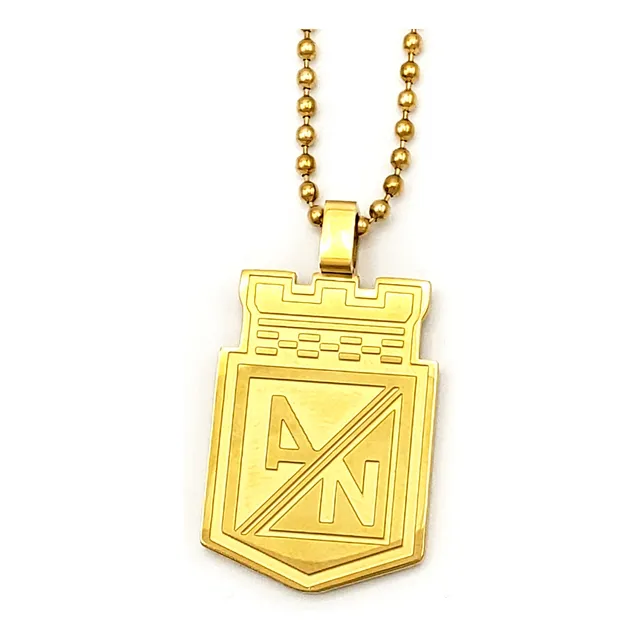 Cadena Militar Acero Dije Atletico Nacional Iconic Store