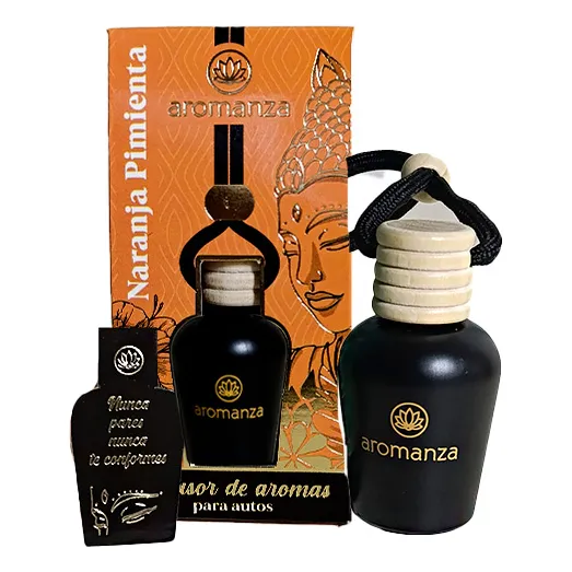 Difusor Colgable Para Auto Aromanza X1 Unid Frag. Naranja P.