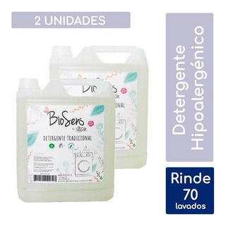 Pack 2 Detergentes Biodegradable Hipoalergenico Biosens 5l Pack 2 Detergentes Biodegradable Hipoalergenico Biosens 5l