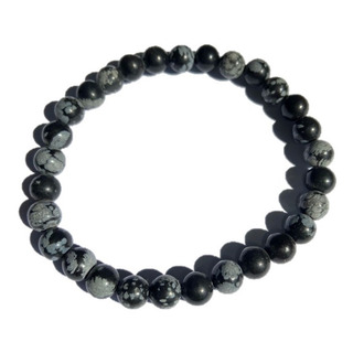 1 Pulsera De Obsidiana Nevada Amuleto Protector Chakras 1 Pulsera De Obsidiana Nevada Amuleto Protector Chakras