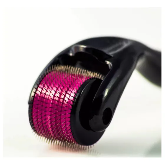 Dermaroller Rodillo Para Barba Dermafol 0.5 Mm Aguja Titanio Lynnette