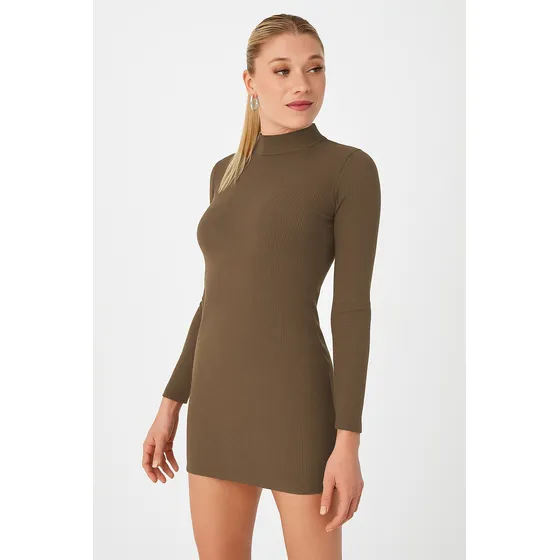 Vestido Polera De Waflle Mochi Mujer
