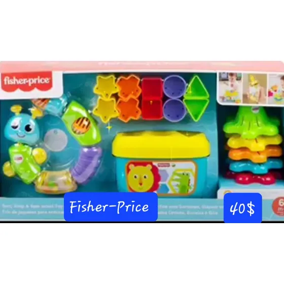 Fisher-price Sort, Snap & Spin - Trío De Juguete Infantil
