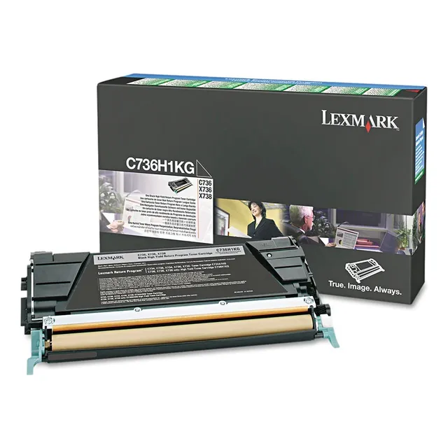 Toner Original Lexmark C736h1kg Negro 12k C736 X736 X738
