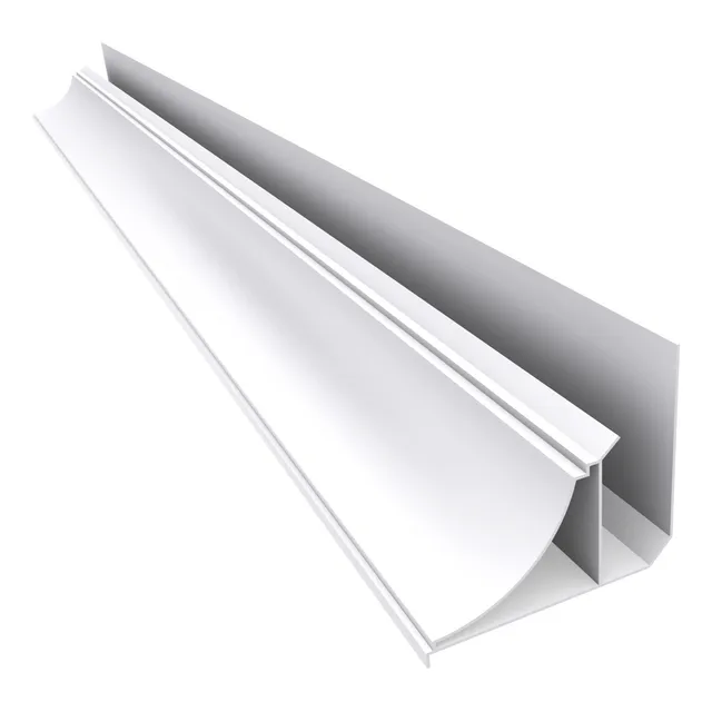 Perfil Pvc Terminacion Moldura X 3 Mts Blanco
