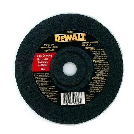Disco Para Esmerilar O Desbaste 7-pulgadas  Dewalt     