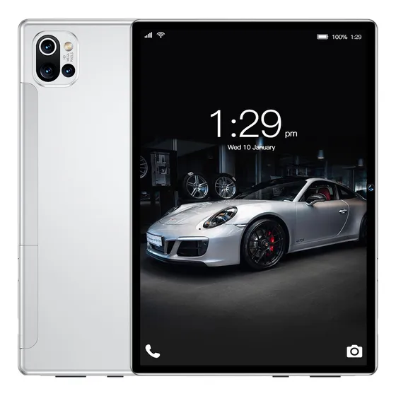 Tableta Mt6592 Chip Barato10.1 S50 Ram 6gb Y Rom 128gb Plata