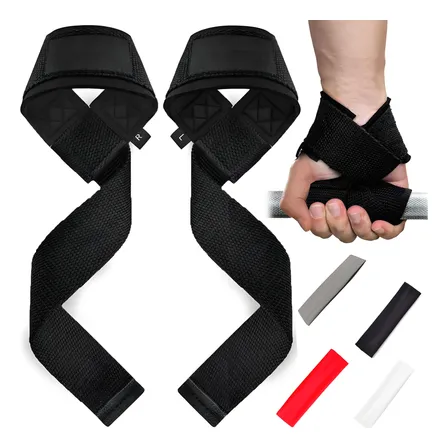 2 Muñequeras Lifting Straps Correa Para Levantamientos Pesas