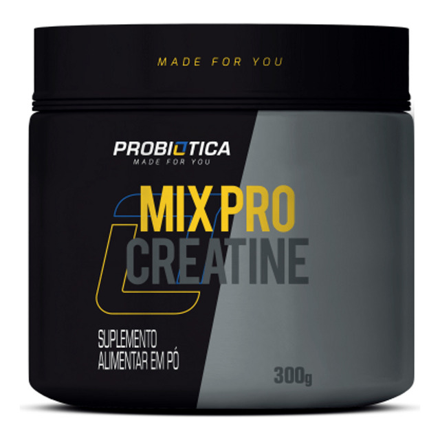 Mix Creatina Creatine Pó 300g Probiótica Sabor Natural Sabor Sem Sabor Mix Creatina Creatine Pó 300g Probiótica Sabor Natural Sabor Sem Sabor