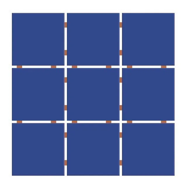 Ceramica 10x10 Azul Medio Brillante