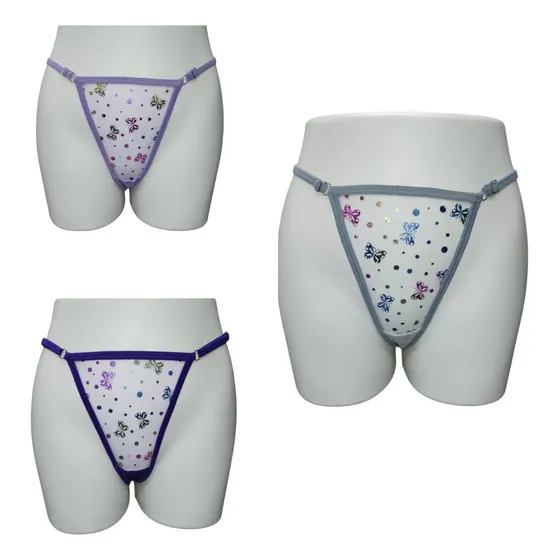 Pack De 3 Hilo Sexy O Tanga De Dama  / Tendencia  A La Moda