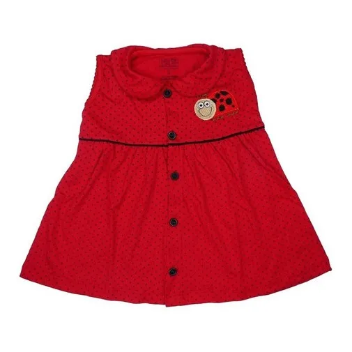Vestido Bebu Rojo De Niña 3 Piezas