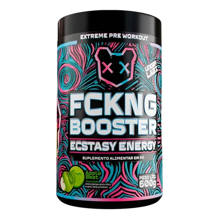 Fckng Booster Under Labz 600g Arginina Beta Alanina Cafeína