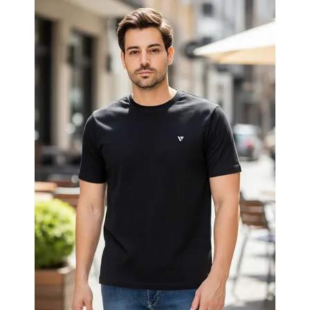 Camiseta Masculina Camisas Slim Voker 100% Algodão Atacado