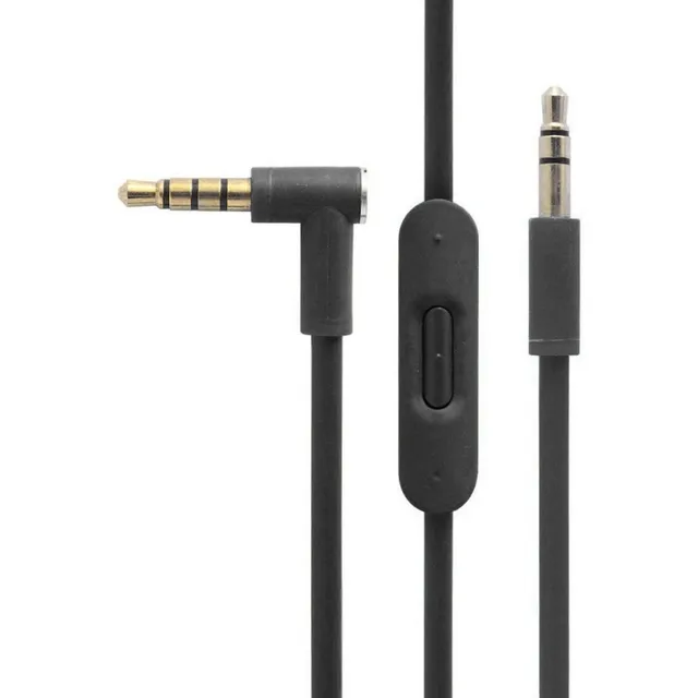 Cable Remplazo Para Audifonos Beats, Skullcandy, Monster Color Negro