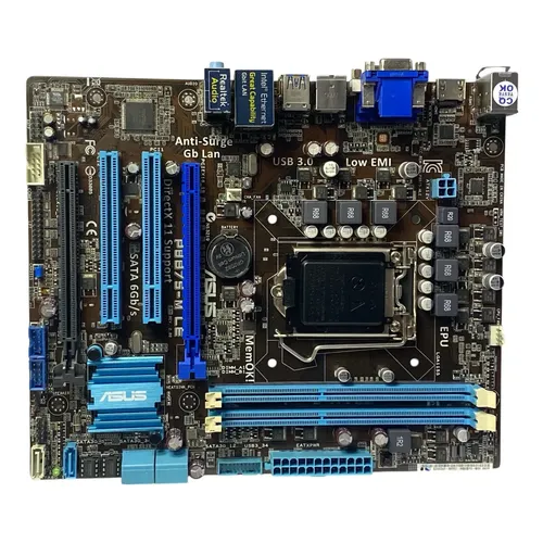 Placa Mãe Asus B75m-plus Lga 1155 Ddr3 B75 Usb 3.0 Hdmi | MercadoLivre