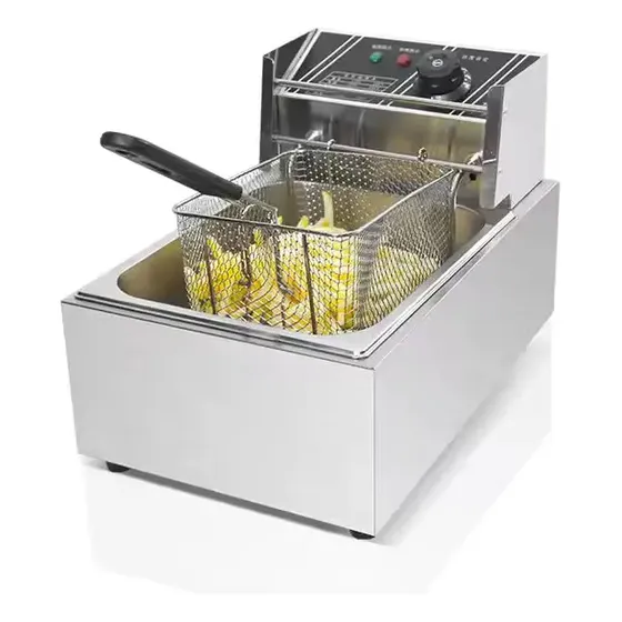 Freidora Eléctrica Industrial Raf 5.5 Acero Inoxidable | Cuotas sin interés