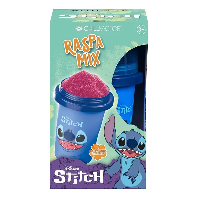 Copo Raspadinha Smoothie Stitch Raspa Mix Angel