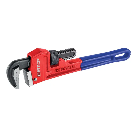 Llave de Tubo Emtop EPWH0801 Medida 8 Pulgadas 200 mm 27mm Color Rojo Mate