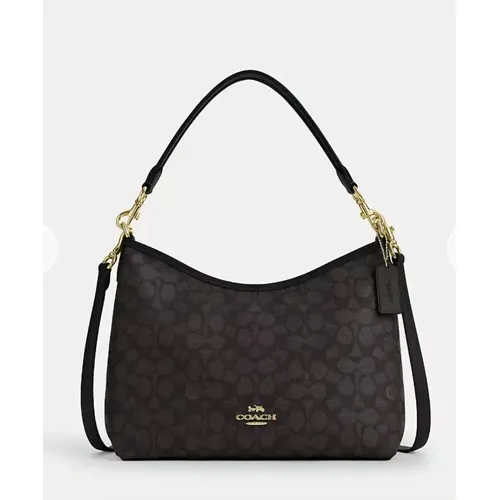 Coach Ruby Satchel 25 Color Block Handbag Bag Black C8530