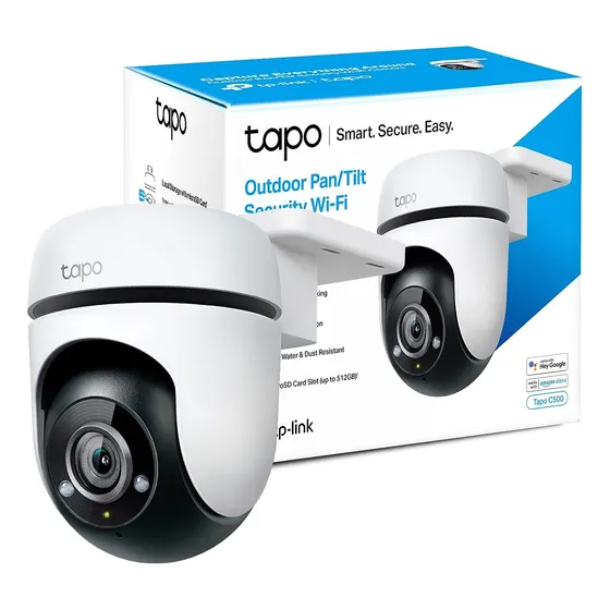Camara De Seguridad Exterior Tapo C500 Wifi Alarma Audio 360