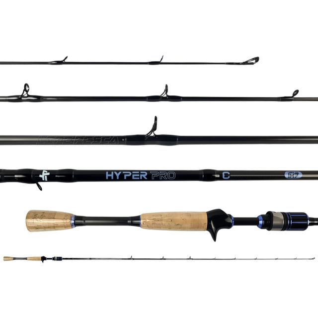 Vara Para Carretilha Albatroz Hyper Pro (1,83m) 8-17lbs Vara Para Carretilha Albatroz Hyper Pro (1,83m) 8-17lbs