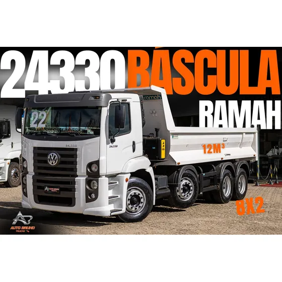 Vw 24330 Bitruck Caçamba Basculante 8x2 Constellation =0km