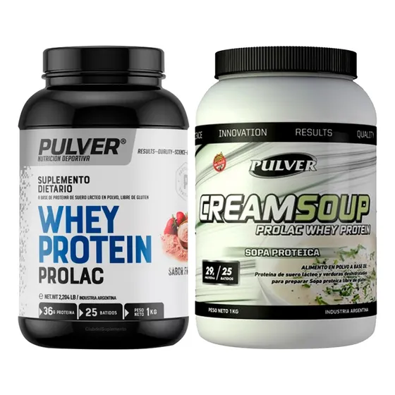 Crecimiento Muscular Definido Proteina Prolac + Sopa Pulver 