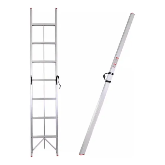 Escalera Aluminio Plegable Campacta 8 Esc 2.4m Hasta 150kg