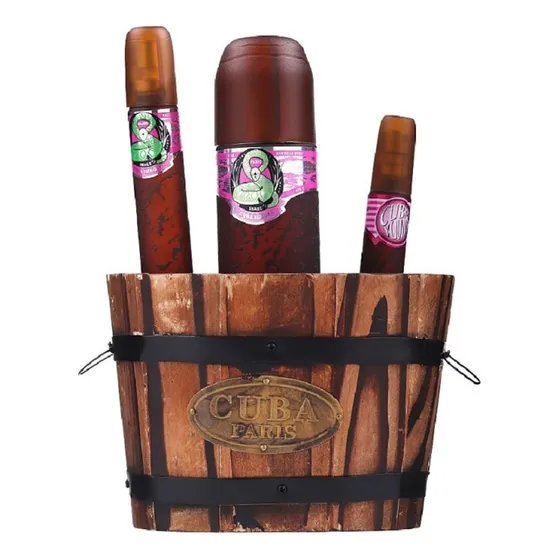 Cuba Paris Bucket Snake Woman Edp 100 Ml + 35 Ml + 15 Ml Set