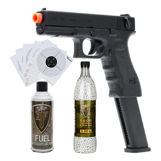 Pistola Blowback Gbb Glock 18c Gen 3 6mm Bbs Xchws P