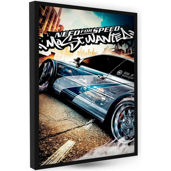 Quadro De Decoração Quarto Jogo Need For Speed Most Wanted