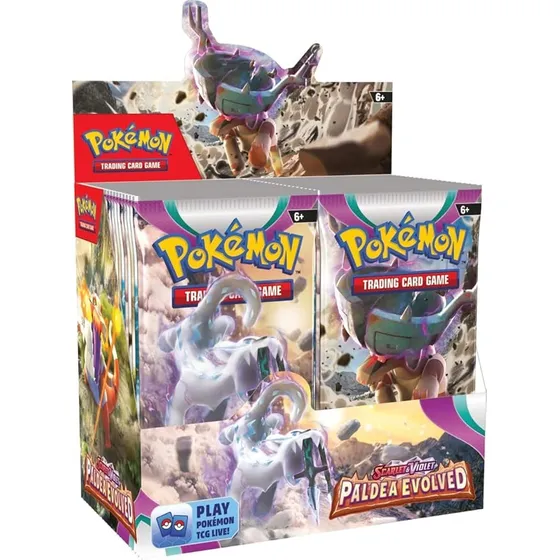 Cartas Pokémon Paldea Evolved Booster Box (36 Sobres)
