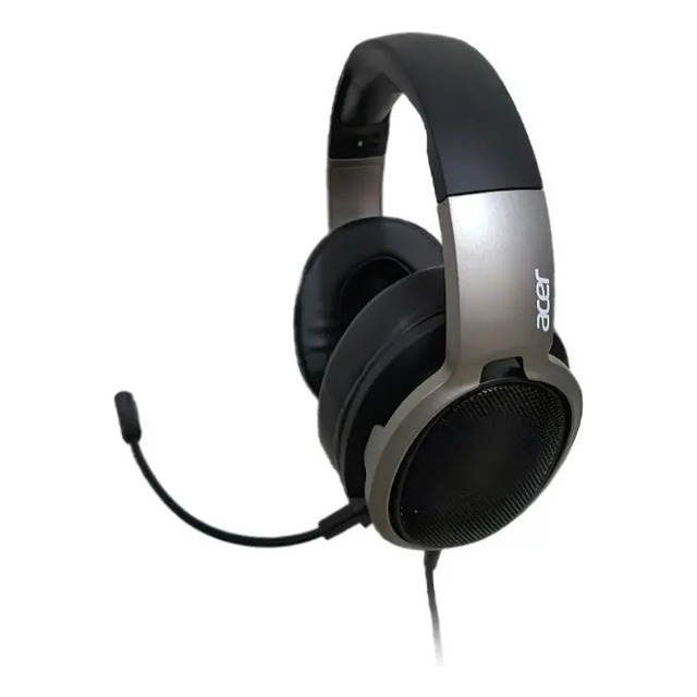Headset Acer Office Ohw303 Com Microfone Omnidirecional Cabo Preto
