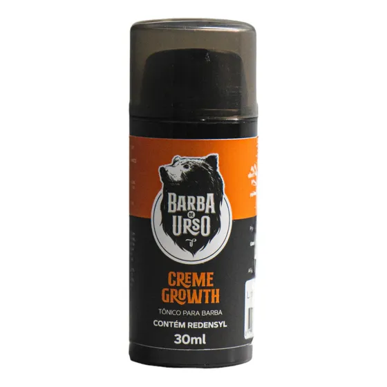 Tônico Para Barba Creme Growth Barba De Urso 30g Fragrância Neutro