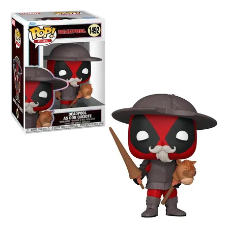 Boneco Funko Pop! Deadpool Literaruta Clássica - Don Quixote