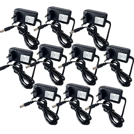 Kit 10 Un Fonte De Alimentação 12v 2a Bivolt Ac/dc - Adapter